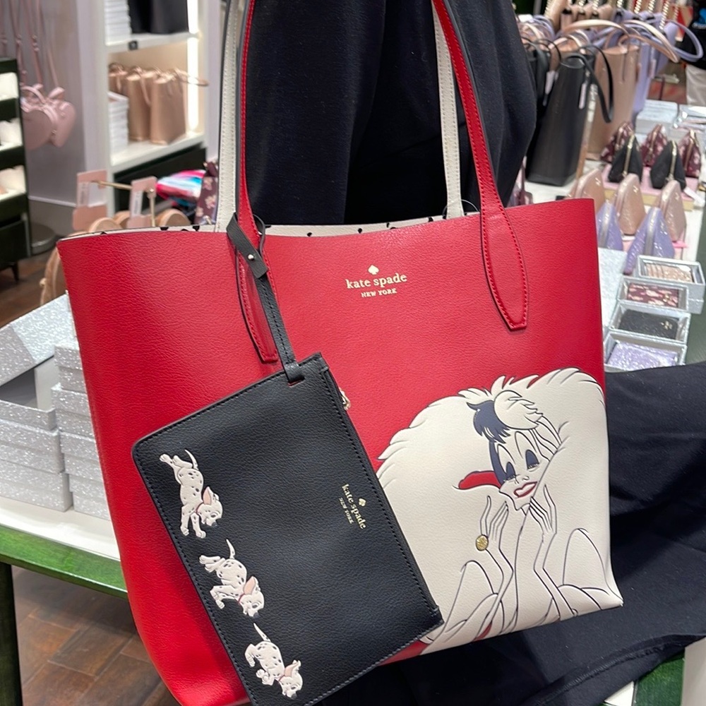 Kate Spade Disney X Kate Spade New York Cruella Tote Bag
Red Multi - Picture 16 of 16